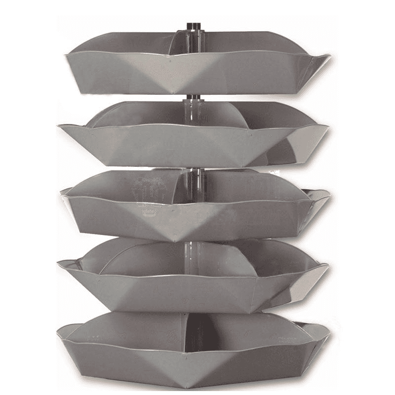 DURHAM MFG 5 Bracket 1117mm Rotabin Layered Rotating Frame – 1418 kg Load Capacity