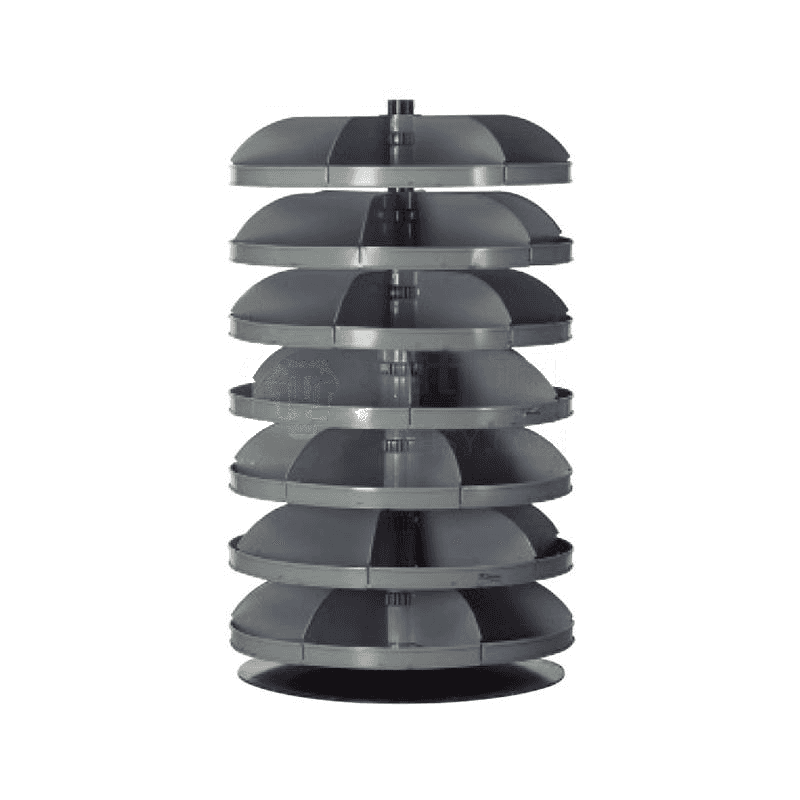 DURHAM MFG 7 711mm Rotabin Layered Rotating Rack – 1588kg Load Capacity