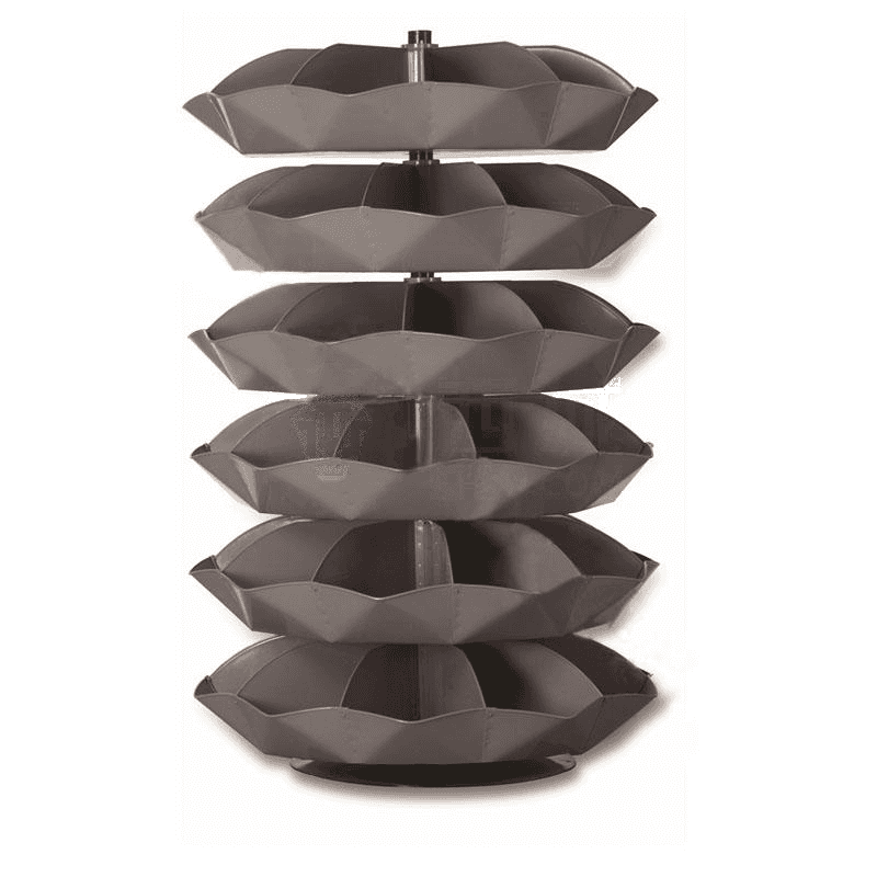 DURHAM MFG 6 Bracket 1117mm Rotabin Layered Rotating Frame – 1361kg Load Capacity