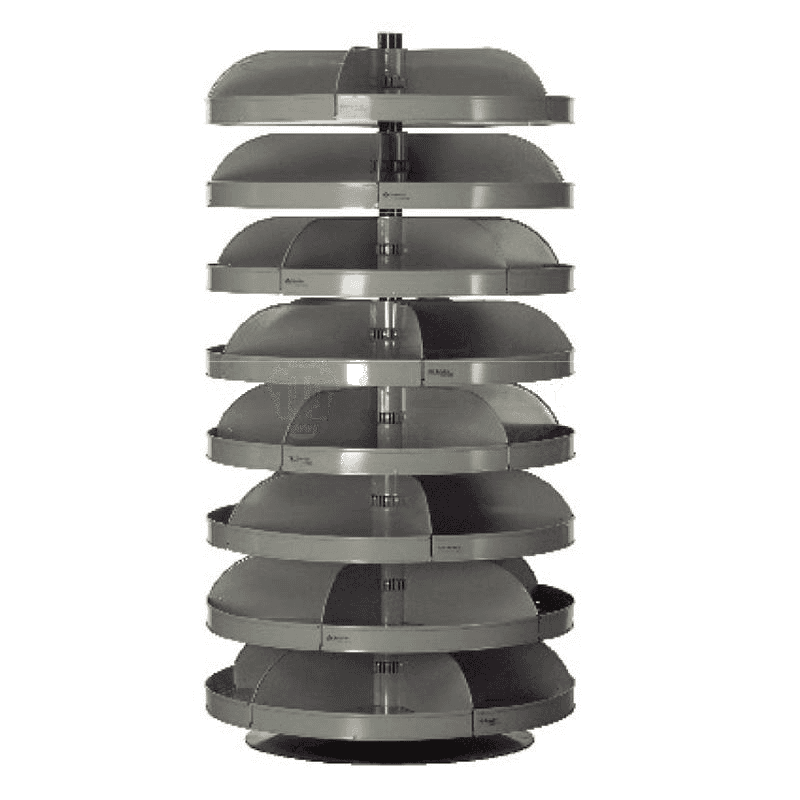 DURHAM MFG 8 Rack 864mm Rotabin Layered Rotating Frame – 1815kg Load Capacity