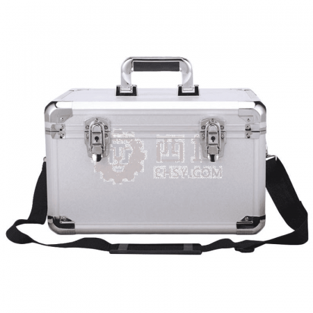 SAFEWARE Aluminum Alloy Toolbox 28490 | Durable Storage with Partition &amp; Shoulder Strap