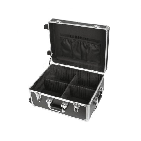 SAFEWARE Portable Pulley Rod Toolbox 28509 – Durable Aluminum Toolbox with Protective Lining and Easy Transport