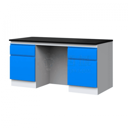 Raxwell All Steel Experimental Platform with Physical &amp; Chemical Board Tabletop | 1500mm x 750mm | Durable Work Surface