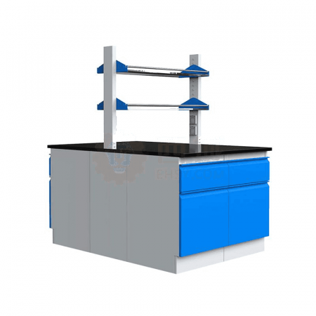 Raxwell All Steel Experimental Platform | 1000mm x 1500mm x 800mm | Chemical-Resistant Tabletop