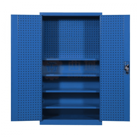 JTSG Multi-Functional Heavy-Duty Tool Cabinet with Tool Hanging Board &amp; Four-Layer Board – 1000 × 500 × 1800mm