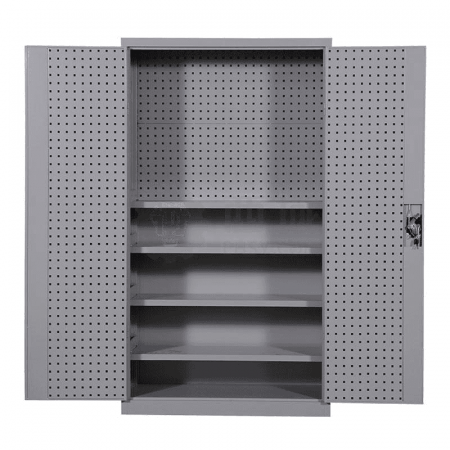 JTSG Multi-Functional Heavy-Duty Tool Cabinet JG253 – Tool Hanging Board &amp; Four Inner Shelves