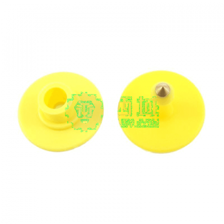 Hardway Zhengcheng Circular Ear Tag SL-YXRB Yellow – Blank No Code Ear Tags for Livestock Identification