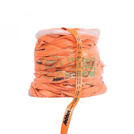 AtMet Orange Braided Strap SL200 (BW200) 40mm x 200m – Heavy Duty Industrial Strap with 8500kg Strength