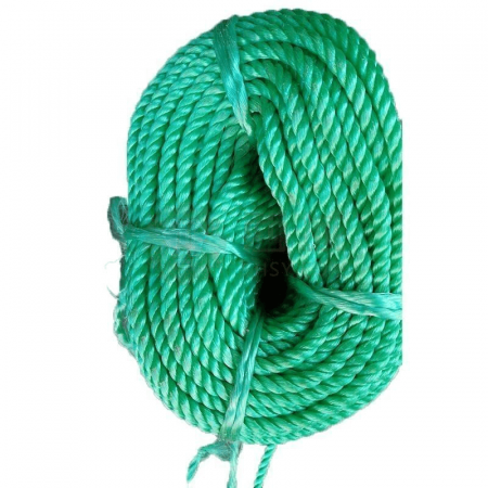 XT Packaging Nylon Rope Green (10mm  50m) – Heavy-Duty Nylon Rope for Industrial