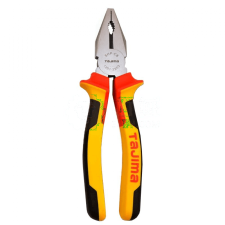 TAJIMA Wire Pliers SHP-C8 8-inch | Three-Color Handle for Precision Wire Cutting and Gripping