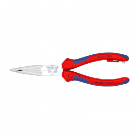 KNIPEX Curved Nose Pliers 26 25 200 T 200mm with Safety Rope Buckle – Reliable Pliers for Precision and Safety in High-Risk Tasks