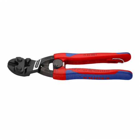 KNIPEX CoBolt Compact Wire Breakers 71 22 200 T (200mm) – Precision Cutting Pliers with Safety Rope Buckle