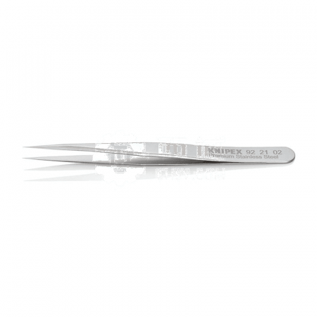 KNIPEX Precision Stainless Steel Tweezers 92 21 02 110mm | Precision Tool for Electronics &amp; Jewelry