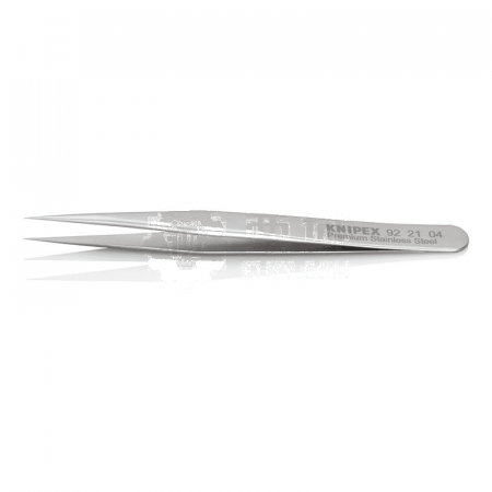 KNIPEX Mini Precision Stainless Steel Tweezers 92 21 04 90mm | Perfect for Electronics