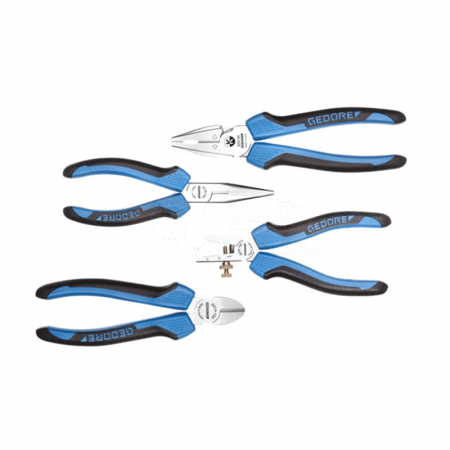 GEDORE 4 S 8200 JC Pliers Set – 4-Piece Set for Automotive