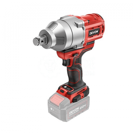 DEVON 5758-Li-20 Lithium Battery Brushless Impact Wrench – 1300Nm