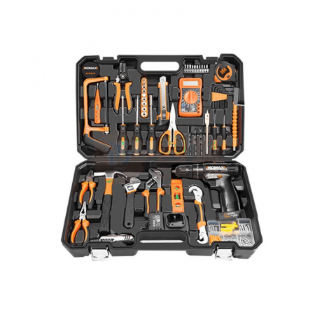 Komax Electric Tool Set 25V Black Whirlwind No. 3 | Complete Tool Set for DIY &amp; Home Repairs