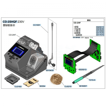 JBC Welding Table CD-2SHQF – Professional Soldering Platform with Intelligent Temperature Control