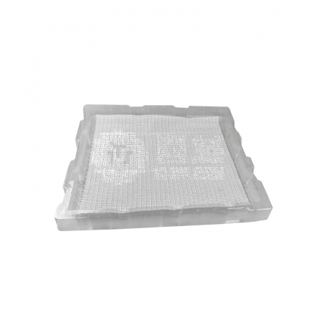 LIQIN PET Transparent Vacuum Formed Tray with PVC Anti-Slip Pad – 480x550x20mm – Durable Storage Solution