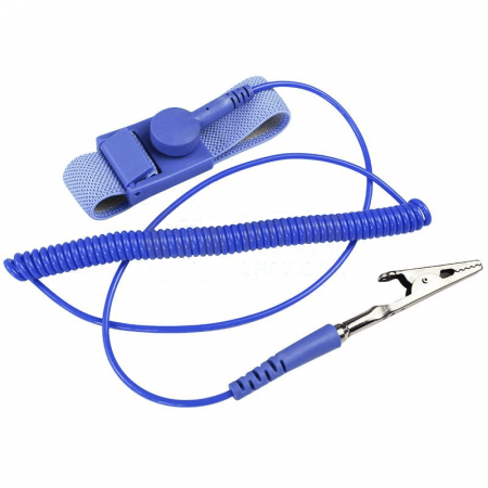 Yarun Single Circuit Electrostatic Bracelet YR-JDH-S Blue – ESD Protection for Electronics and Cleanrooms