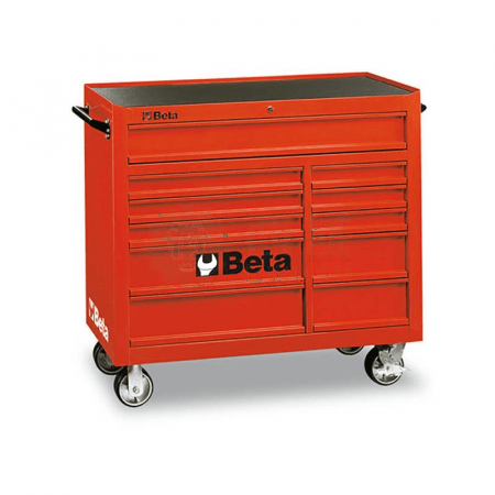 Beta C38 R-11 Drawer Large Tool Cart 38000002 (Red) – Durable