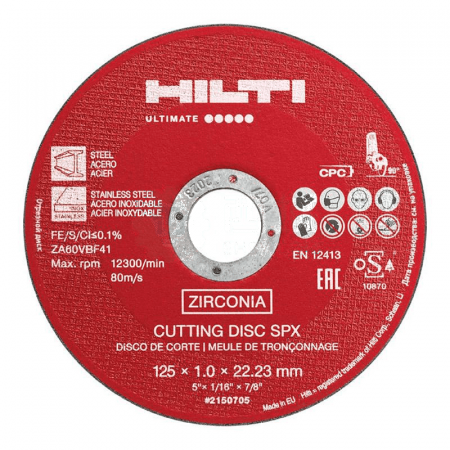 HILTI Cutting Saw Blade 2150705 AC-D SPX 125x1.0 – Precision Blade for Metal