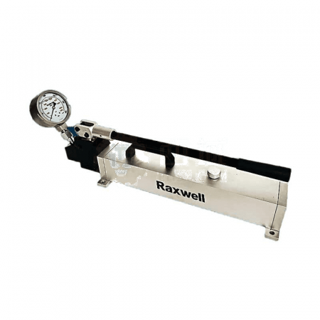 Raxwell Special Ultra High Pressure Manual Pump RTHP0007 | 1500 Bar High-Pressure Pump with Retraction Relief Valve