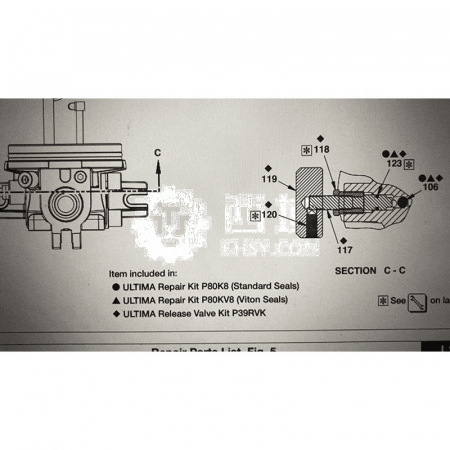 ENERPAC P-80 Manual Pump with Unloading Valve P39RVK - Reliable Hydraulic Power for Industrial Tasks