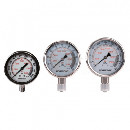 HORNIPAC Pressure Gauge G2536LM – Accurate 0-100 MPa Pressure Measurement for Industrial Use