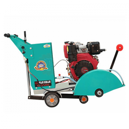 YDJX Hand Push Road Cutting Machine HQS-500 | Diesel Powered with 18cm Deep Saw Blade for Road Repairs