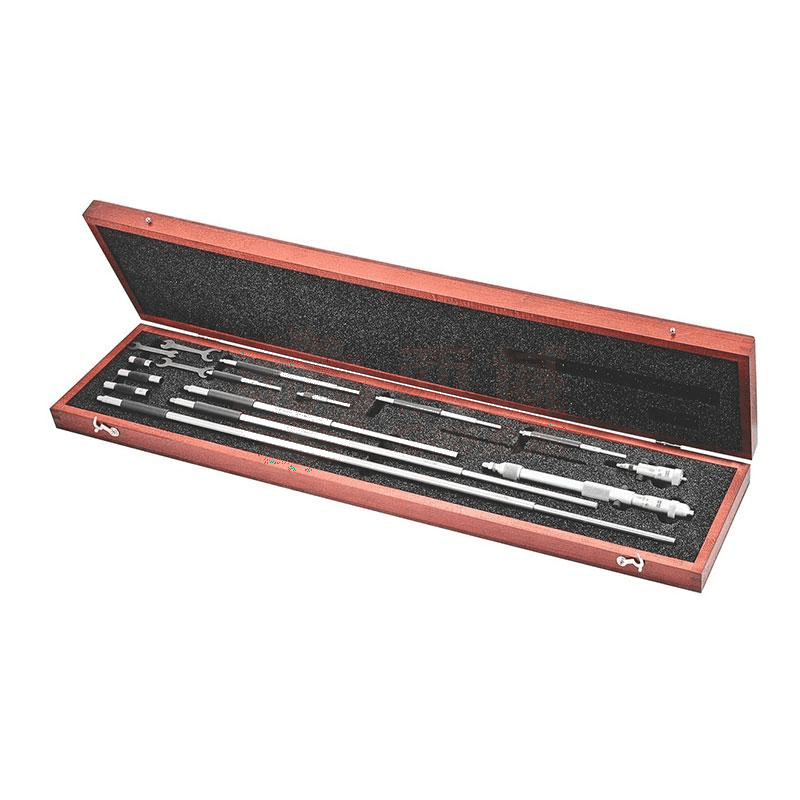 Starrett Solid Measuring Rod Inner Diameter Micrometer 124MDZ 50-800 – Precision Micrometer with 0.01mm Resolution
