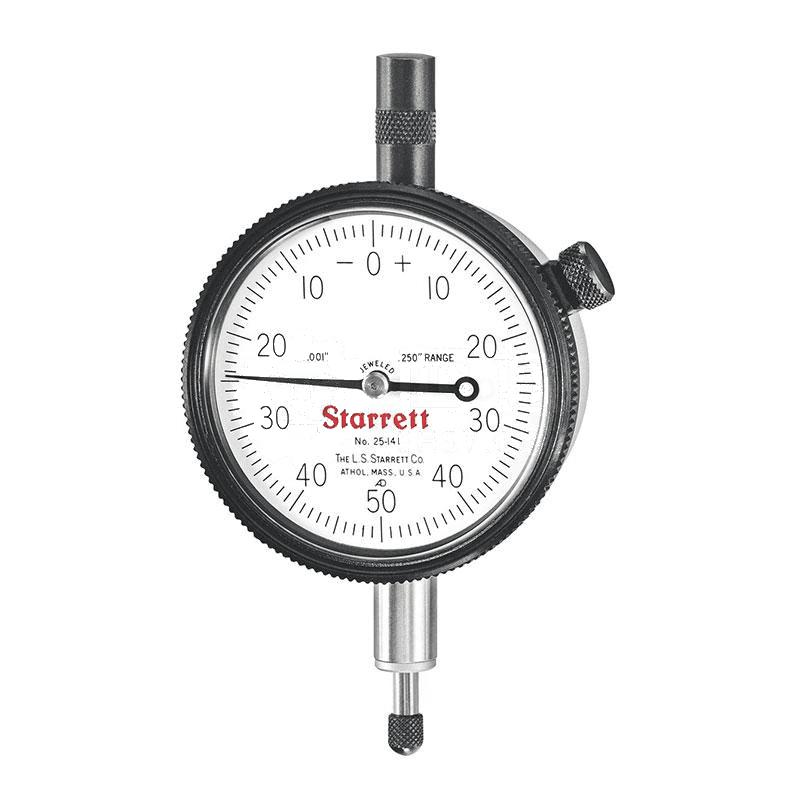 Starrett Dial indicator 25-141J | 0-0.25″ Range